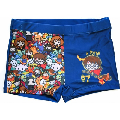Eplusm Chlapčenské plavky boxerky "Harry Potter" - tmavo modrá
