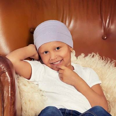 Christine Headwear Čepice Petite Tiger vzor Lavender Grey