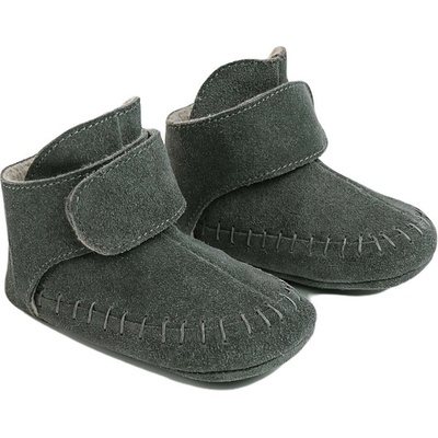 Lodger topánočky kožené Walker Moccasin Gunmetal
