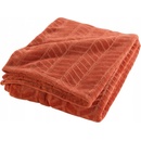 Douceur d'intérieur polyester oranžová Deka 180x220