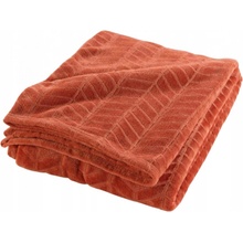Douceur d'intérieur polyester oranžová Deka 180x220