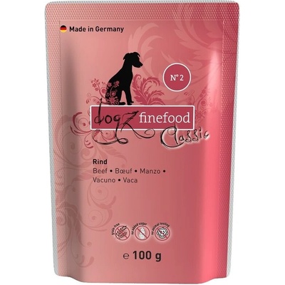 Dogz finefood Adult No.2 s hovězím masem 100 g