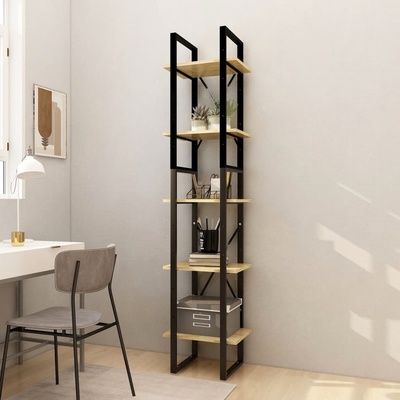 Nabytek XL Knihovna s 5 policemi 40x30x175 cm borové dřevo