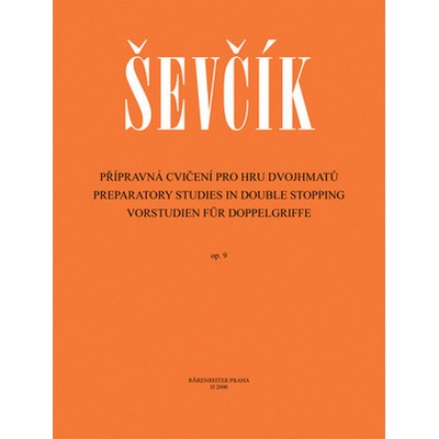 Přípravná cvičení pro hru dvojhmatů op. 9 - Otakar Ševčík