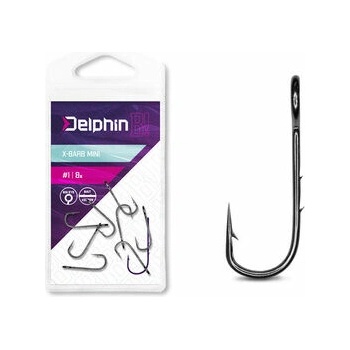 Delphin Háčik na čeburašku B! X-BARB MINI Veľ. 4 8ks