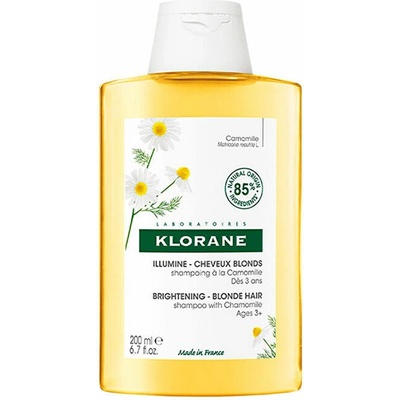 Klorane Šampon pro blond vlasy Heřmánek Brightening Blond Hair Shampoo 200 ml