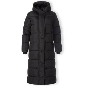 Minoti Палто Minoti Women long padded winter coat with hood and zip pockets black - Black
