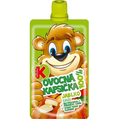 KUBÍK 100% jahoda banán mrkev jablko 100 g