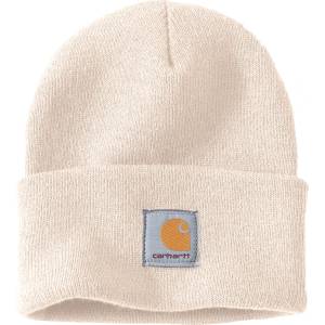 Carhartt Мъжка зимна шапка (beanie) Carhartt Watch Hat Beanie - Winter White - размер One Size (204-7042-1011)
