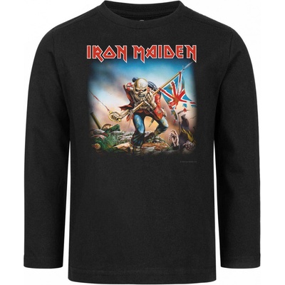 Metal-kids tričko metal Iron Maiden Trooper čierna