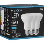 Mexen Nova 3x LED крушка E27, R63, 10W, Студена - 6500K, 1055 lm - L104-E27-1065-01x03 (L104-E27-1065-01x03)