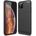 Forcell Противоударен Силиконов Калъф за iPhone 11 Pro Max, Forcell Carbon Case, Черен (5903396017308)