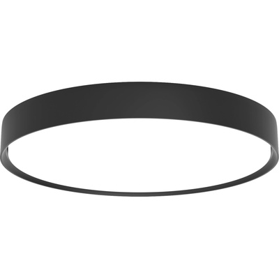 Louis Poulsen Плафон Slim Round Semi Recessed LED 3000K с дифузер опал Управление за осветление Dali 44 см черен (5742584326)