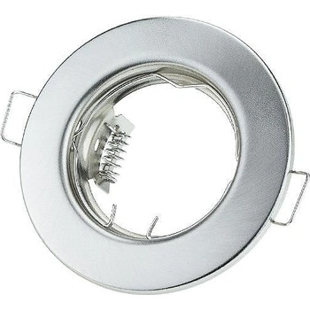 OPTONICA 2БР/КУТИЯ КРЪГЪЛ КОРПУС ОРИЕНТИРУЕМА ИНОКС ТЯЛО Ø82x29mm Ø75mm G5.3 (5171-N)