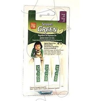 Sergeanťs Green Spot-On pro kočky 3x1,5ml