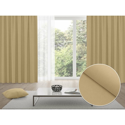 Biante Zatemňovací záves Blackout BKU-107 Pieskovo béžový - šírka 270 cm 270x240 cm