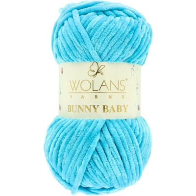 Wolans Bunny Baby 12 výrazná modrá
