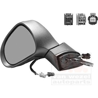 Vonkajżie spätné zrkadlo VAN WEZEL 4029807