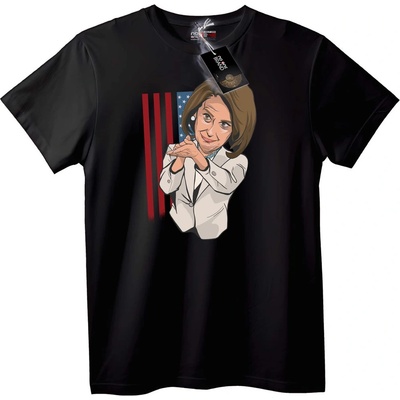 NOONEBRAND Патриотична американска тениска - 2XL, Black