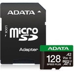 ADATA microSDXC 128GB Speed Plus U3/C10/A2/V30 (UD128GUI3V30A2SP-RA1)