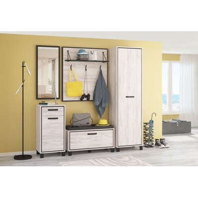 Голд - Аполо Модулно портманто Евелин дъб бланко / антрацит