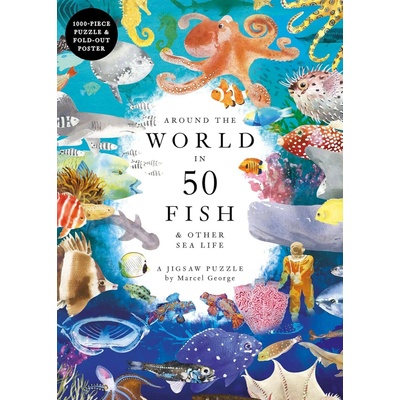 Around the World in 50 Fish - puzzle + poster