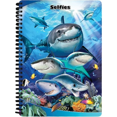 Prime3D Zošit A5 Žraloky Selfie