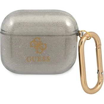 Guess Калъф Guess GUA3UCG4GK Glitter Collection за Apple AirPods 3, черен (GUE001365)