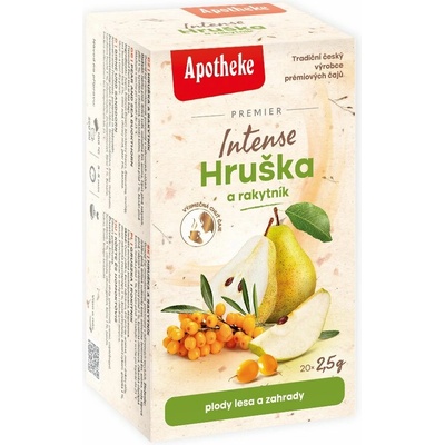 Apotheke Premier Intense Hruška a rakytník čaj 20 x 2,5 g