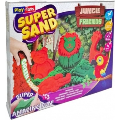 Play-Toys Кинетичен пясък Play-Toys - Jungle Friends (2168)