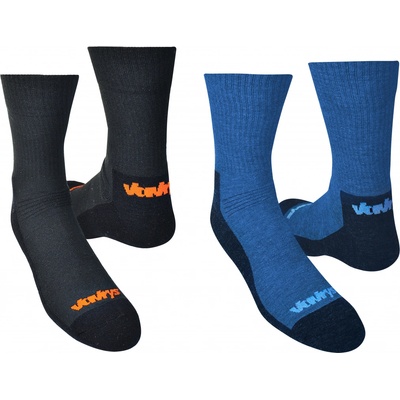 Vavrys ponožky TREK CMX 2-pack 28326-83 černá+modrá