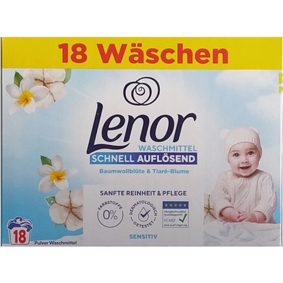 Lenor Sensitiv prací prášek pro děti a alergiky 1,98 kg 36 PD