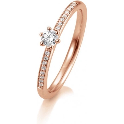 Sofia Diamonds Prsten růžové zlato s diamanty BE41 05804 R