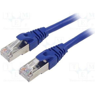 Qoltec 54537 Patch F/UTP Cat 6 RJ45 vidlice z obou stran lanko Cu 2m
