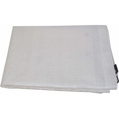 Toptrade Plachta krycia 2 x 3 m priehľadná, s kovovými okami, 120 g/m2, 601055