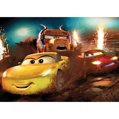 Komar Vliesová fototapeta Auta Dirt Track rozměry 350 x 250 cm