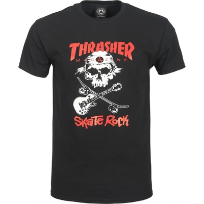 Thrasher tričko Skate Rock Black