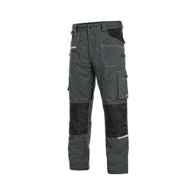 CXS Stretch nohavice pánske 170-176 cm tmavo šedo-čierne