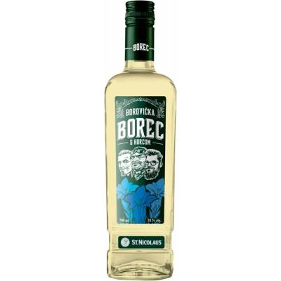 St. Nicolaus Borec borovička s horcom 38% 0,7 l (čistá fľaša)