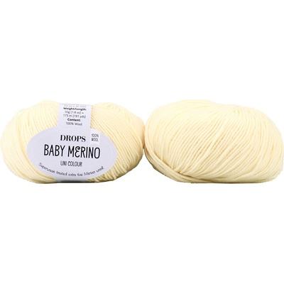 Drops Baby Merino 03 světle žlutá