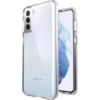 Speck Калъф за Samsung Galaxy S21+ 5G, поликарбонатов, Speck PRESIDIO PERFECT-CLEAR (1398975085), удароустойчив, прозрачен (1398975085)