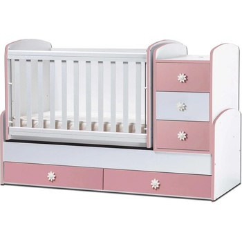 Дейзи Нов Бебешка кошара Ниа бял+розов