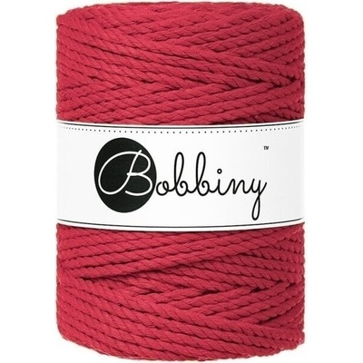 Bobbiny 3PLY Macrame Rope 5 mm 100 m Classic Red Špagát