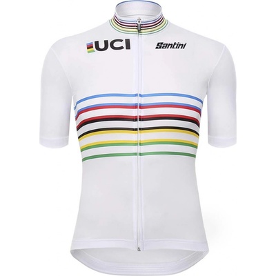 Santini UCI WORLD CHAMPION white