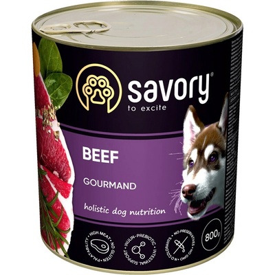 Savory Dog Adult Beef 800 g