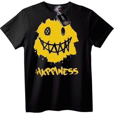 NOONEBRAND Тениска Щастие Smiley - 2XL, White