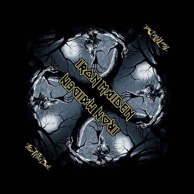 Iron Maiden Шал Fear of the Dark Black (B023)