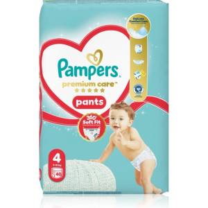 Pampers Premium Care Pants Size 4 еднократни пелени гащички 9-15 kg 40 бр