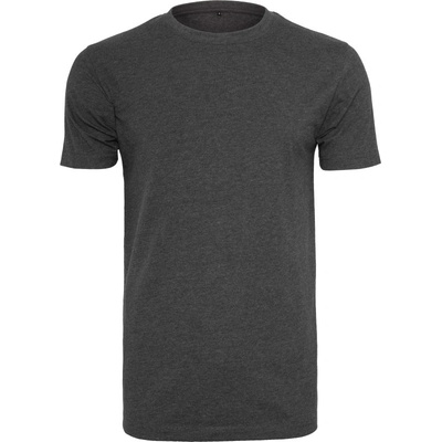 Build your Brand tričko BY 004 krátký rukáv pánské COT56000466001-charcoal Charcoal