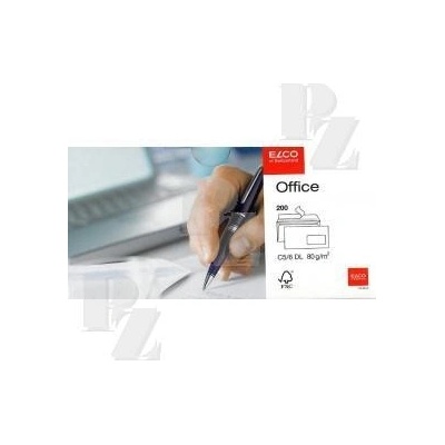 Obálka C5 Office v krabičce okénko vpravo s krycí páskou 120g 200ks, Elco